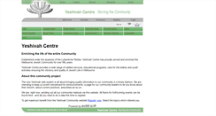 Desktop Screenshot of community.yeshivahcentre.org